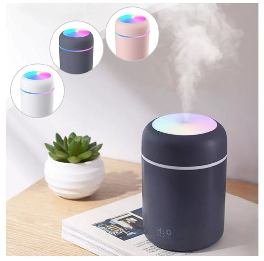 Humidificador Led USB Ultrasónico Difusor Luz RGB