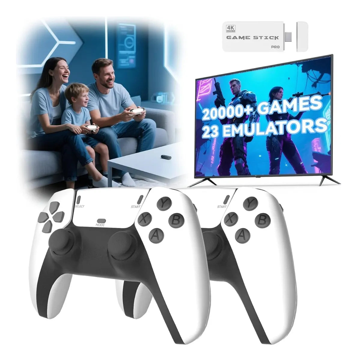 Consola De Juegos Retro, Videojuegos Clásicos Stick 2