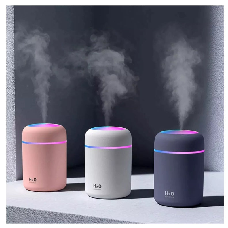 Humidificador Led USB Ultrasónico Difusor Luz RGB