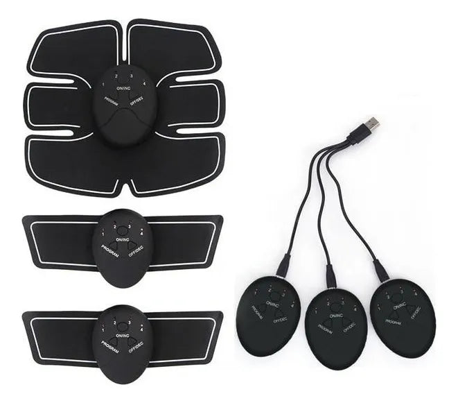 Electro Estimulador Muscular Abdomen Brazos Quemador Grasa